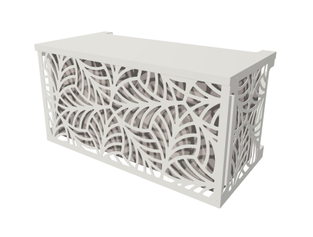 Cache-climatiseur > Tropical / Blanc mat