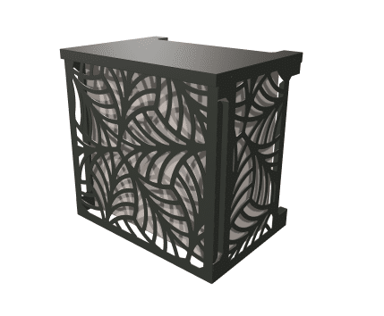 Cache-climatiseur > Tropical / Anthracite brillant