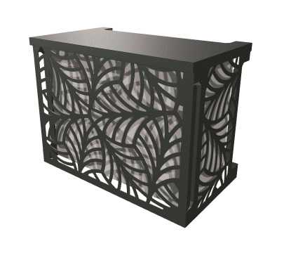 Cache-climatiseur > Tropical / Anthracite mat