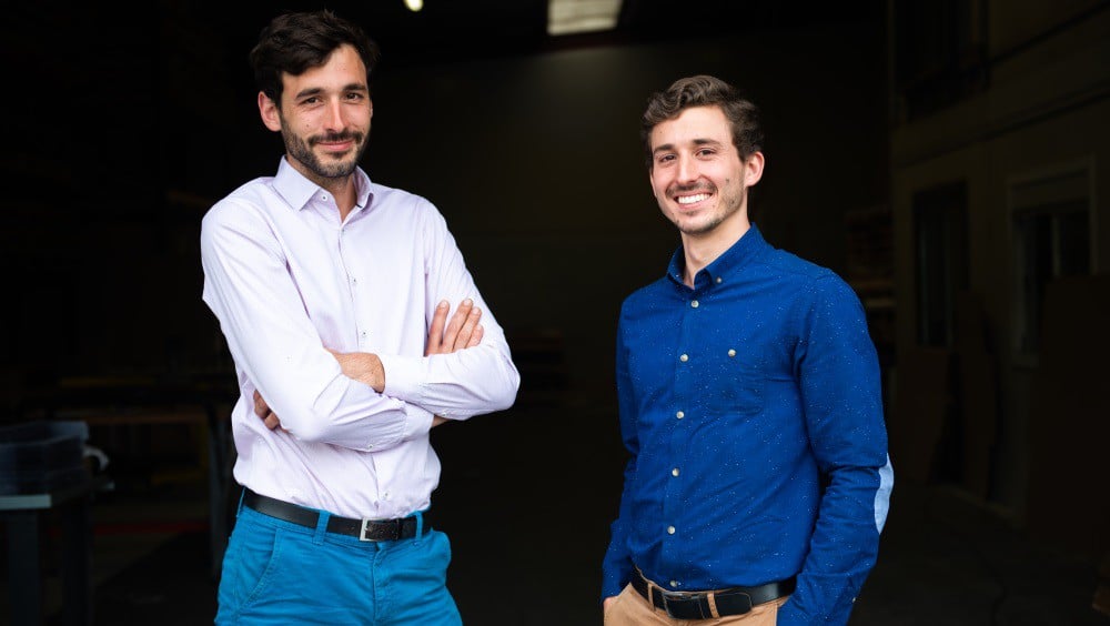 Pierre et François Chantriaux, fondateurs de myCover'Up