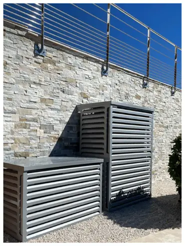Cache clim motif persienne