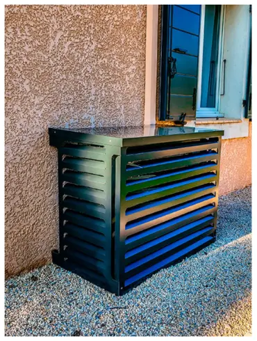 Cache clim piscine