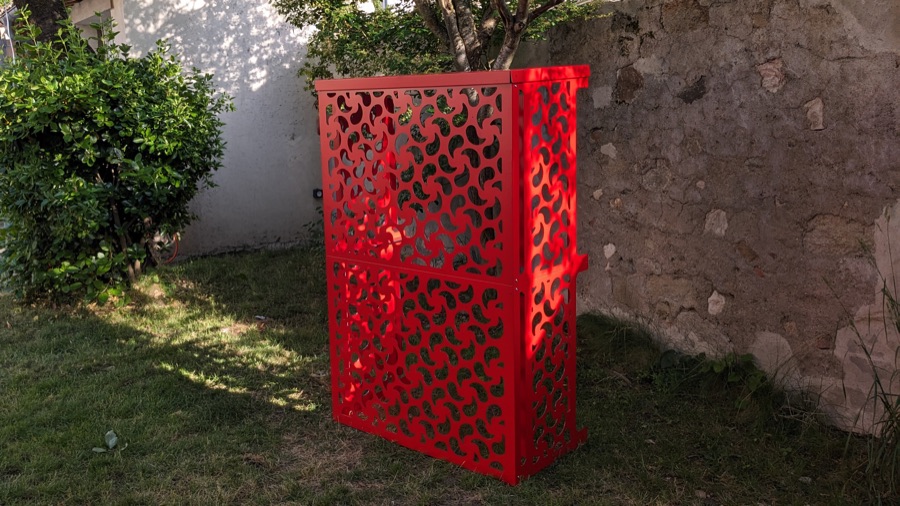 Cache clim double hauteur