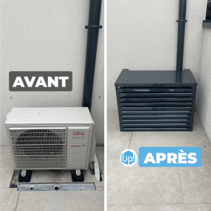 Cache clim location saisonnière